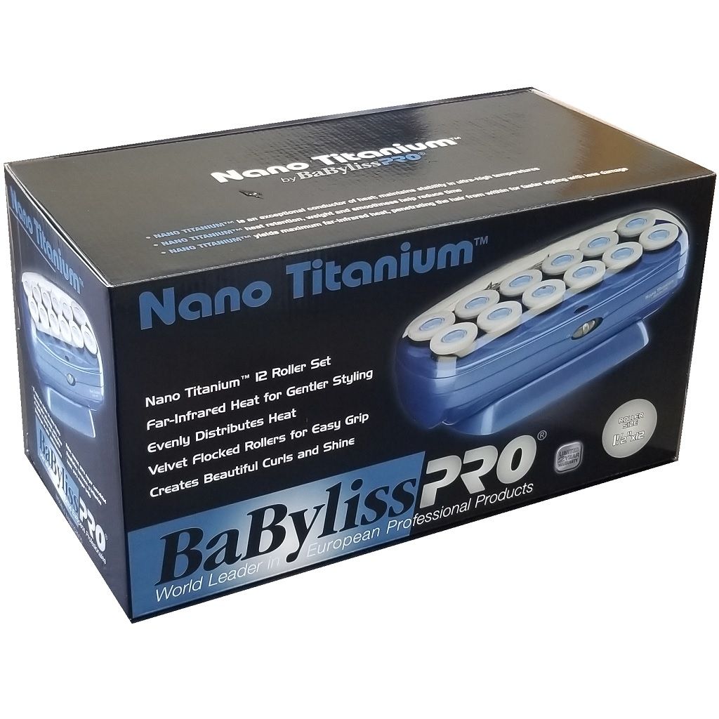 BaBylissPRO Nano Titanium 12 Jumbo Hot Roller Set - Beauty Exchange Beauty Supply