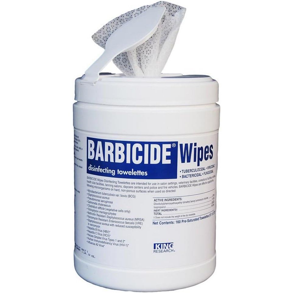 Barbicide Disinfecting Wipes – 13 oz - Beauty Exchange Beauty Supply