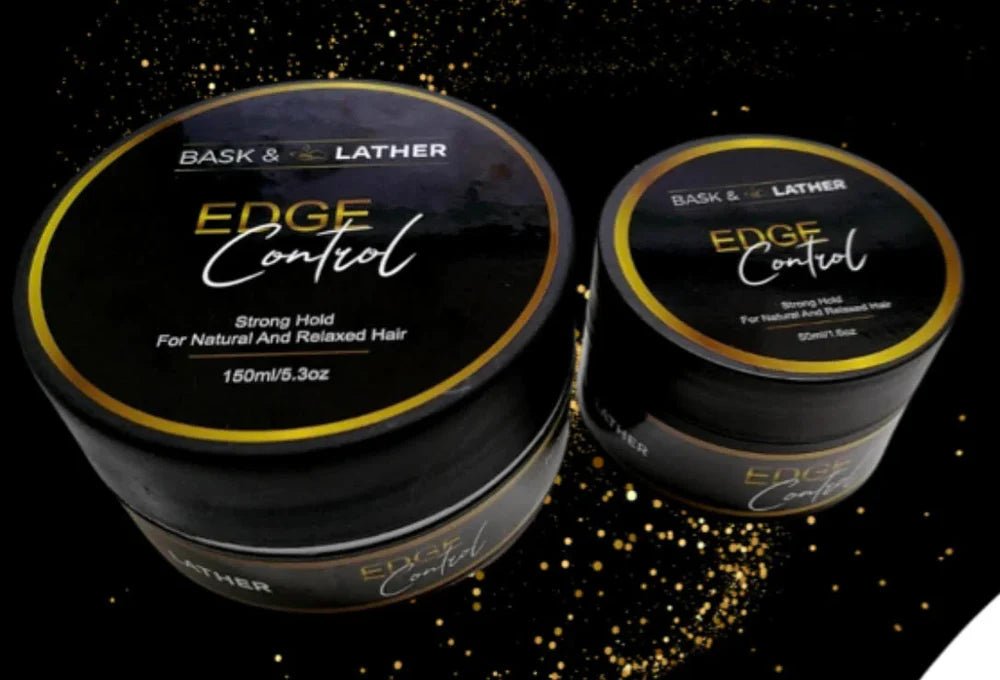 Bask & Lather Edge Control – Strong Hold 4oz - Beauty Exchange Beauty Supply