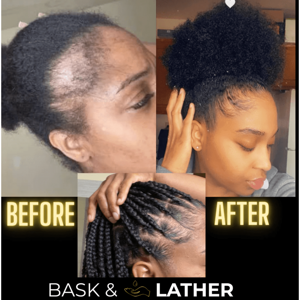 Bask & Lather Scalp Stimulator Hair Oil - 2oz - Beauty Exchange Beauty Supply