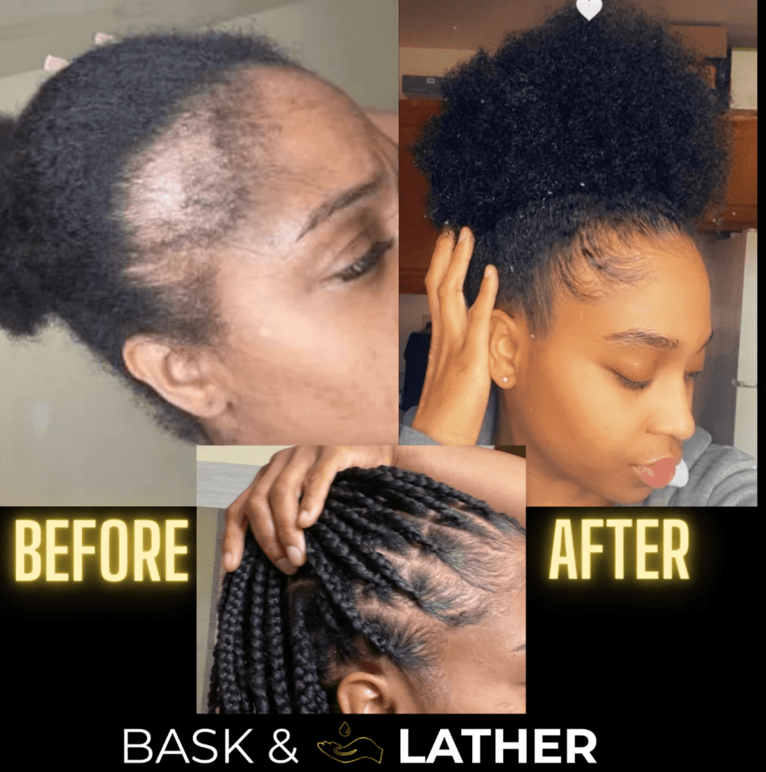 Bask & Lather Scalp Stimulator Hair Oil - 2oz - Beauty Exchange Beauty Supply