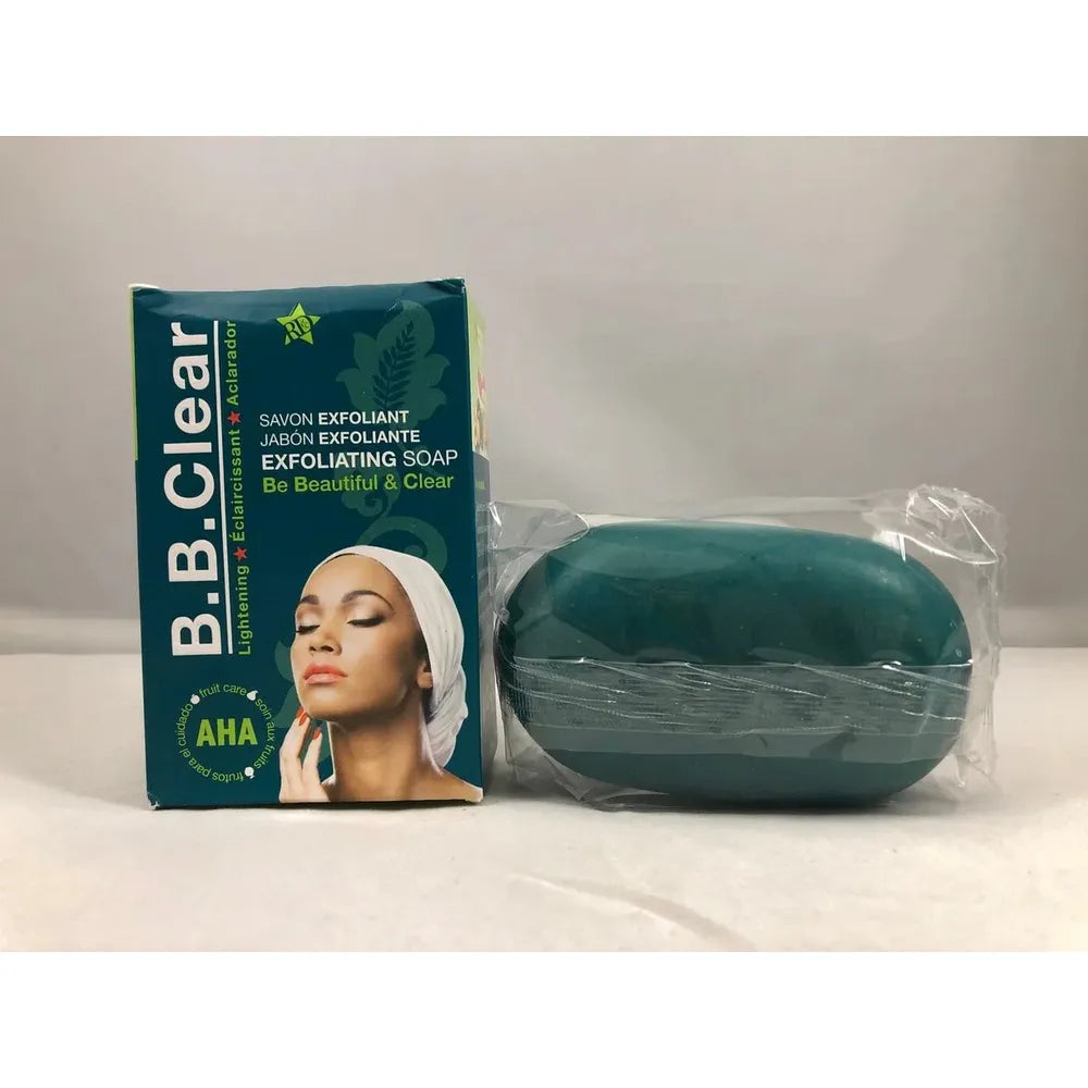 B.B. Clear Lightening & Exfoliating Beauty Soap 6.7 oz - Beauty Exchange Beauty Supply
