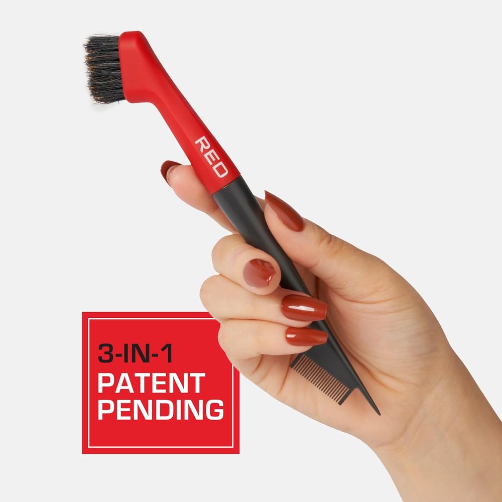 Red by Kiss Angled Edge Pro Brush – Dual-Sided Brush