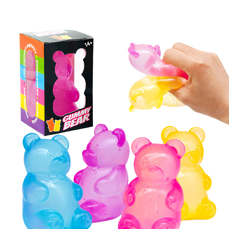 Bear Squishy Slow Rising Toy Stress Relief Fidget - Beauty Exchange Beauty Supply