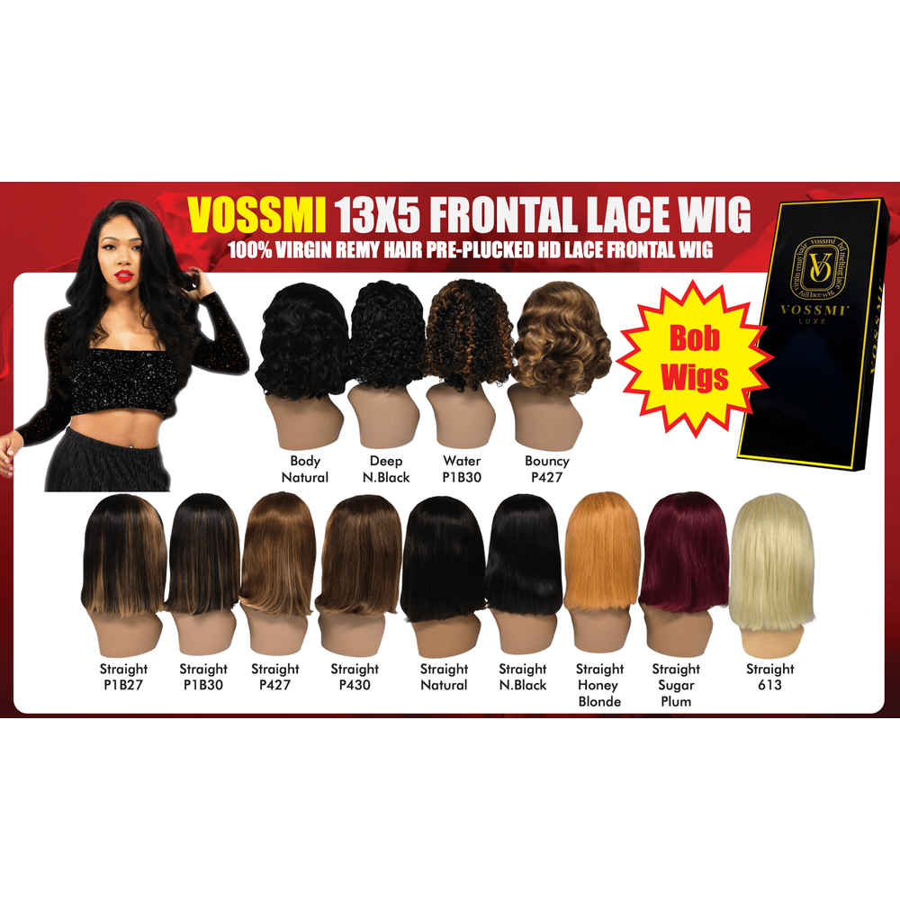 Beautiful Day Vossmi 13x5 Full Frontal HD Lace Bob Wig - Sexy Water - Beauty Exchange Beauty Supply