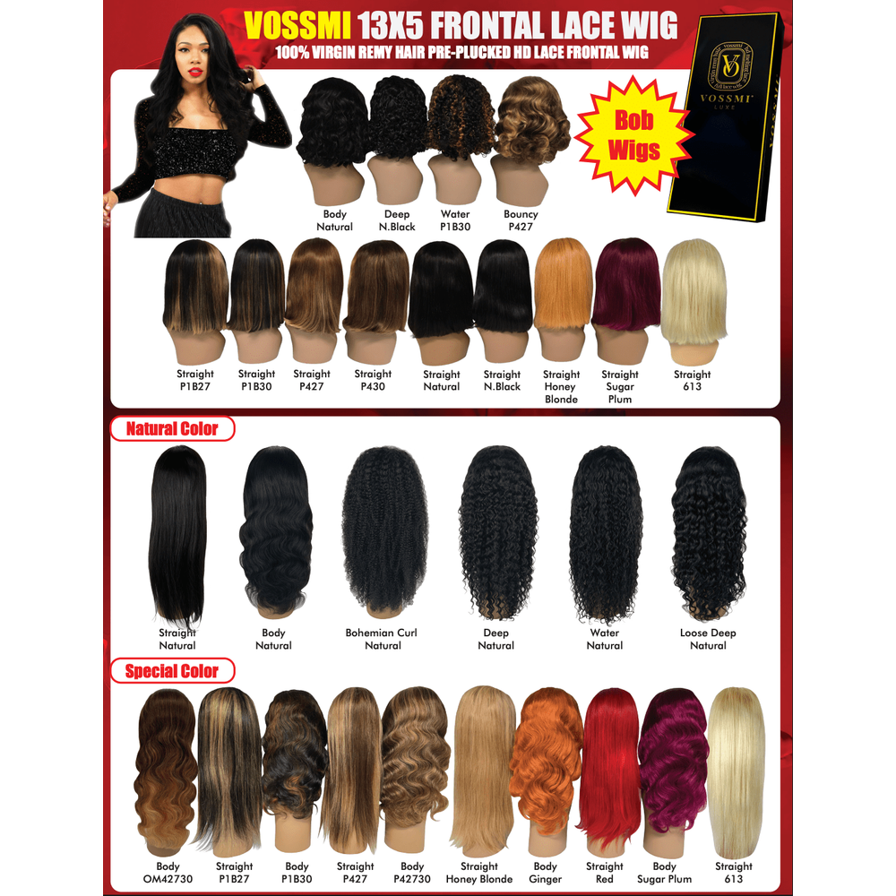 Beautiful Day Vossmi 13X5 HD Frontal Lace Wig Body Wave - 613 - Beauty Exchange Beauty Supply
