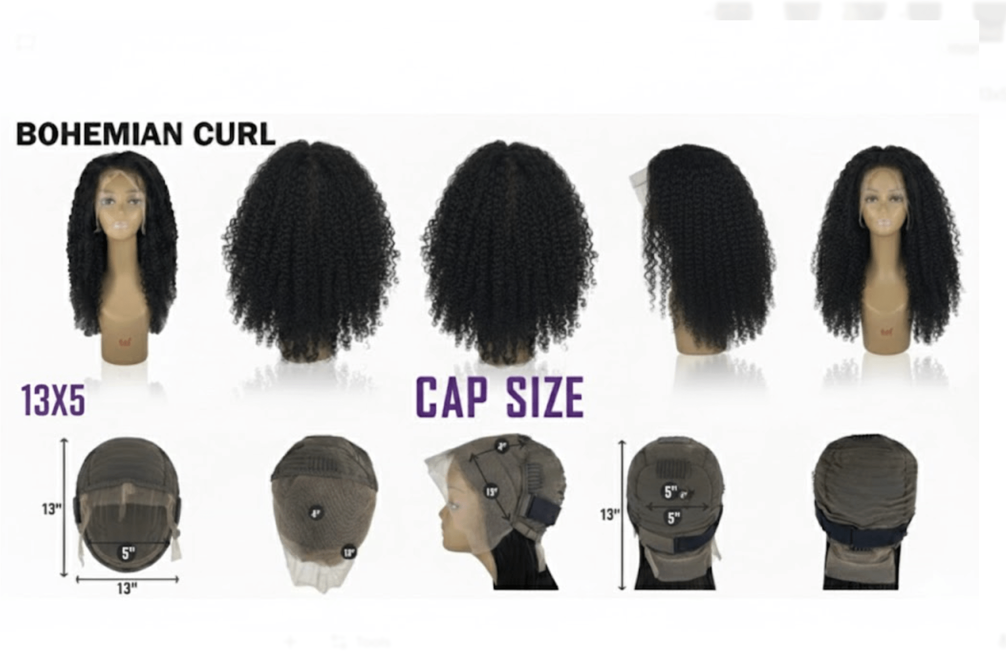 Beautiful Day Vossmi 13X5 HD Frontal Lace Wig - Bohemian Curl - Beauty Exchange Beauty Supply