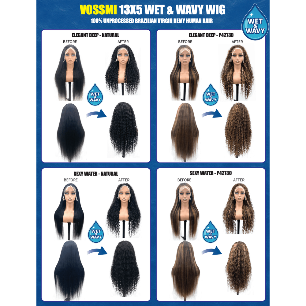 Beautiful Day Vossmi 13X5 Wet & Wavy Wig - P42730 - Beauty Exchange Beauty Supply