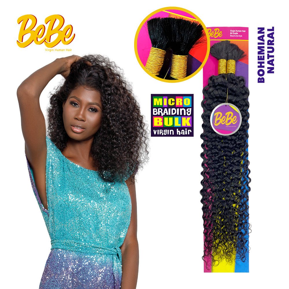 BeBe 100% Virgin Human Bulk Hair - Bohemian - Beauty Exchange Beauty Supply