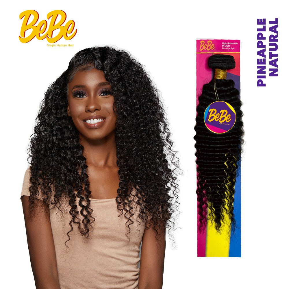 BeBe 100% Virgin Human Hair Single Bundle - Pineapple Curl - Beauty Exchange Beauty Supply