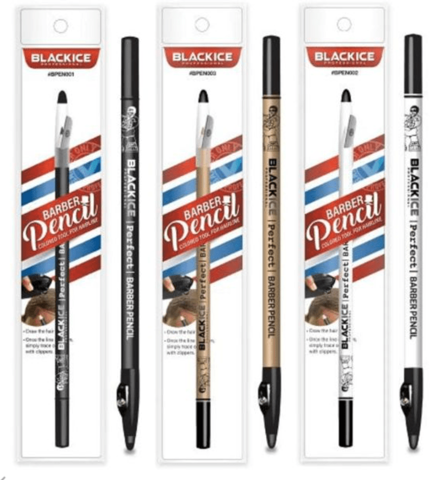 Black Ice Barber Pencil Set - Beauty Exchange Beauty Supply