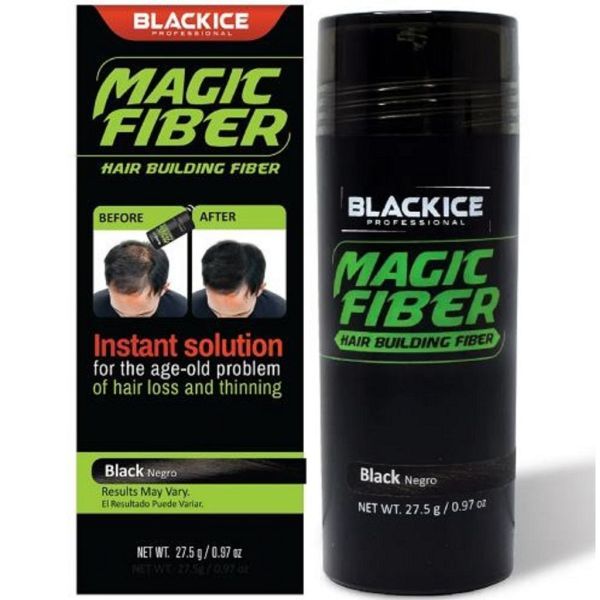 Black Ice Magic Fiber Hair Building Fiber - Beauty Exchange Beauty Supply