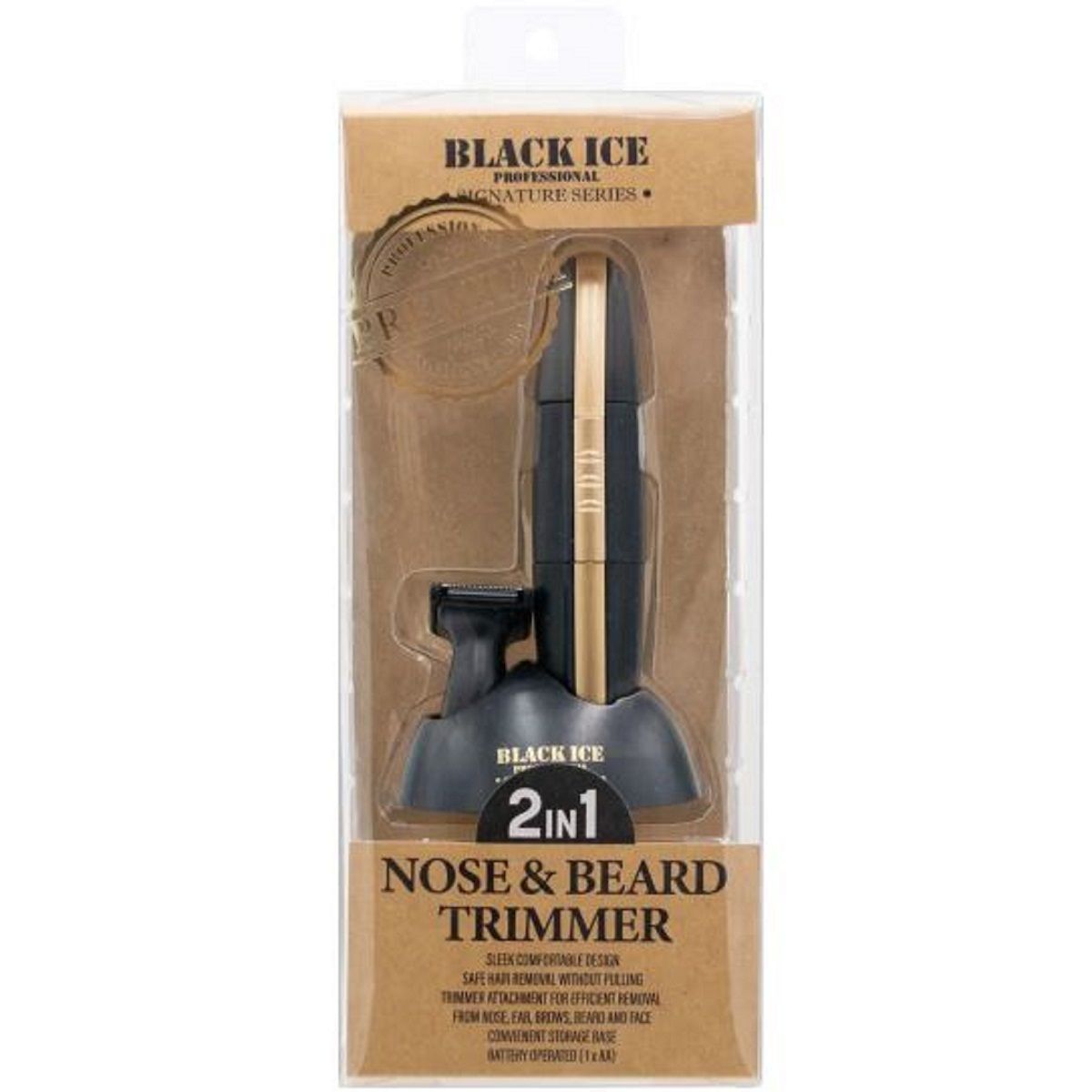 Black Ice Nose & Beard Trimmer - Beauty Exchange Beauty Supply