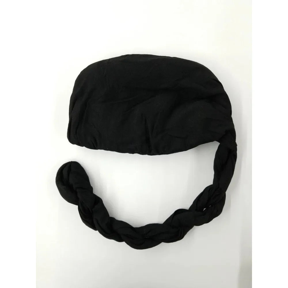 Black Ice Professional Pre - Tied Silky Satin Lined Turban XL – Extra Comfort & Hair Protection | Black, Navy, Khaki - Beauty Exchange Beauty Supply