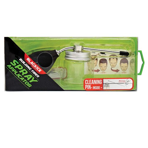 Black Ice Spray Applicator – Compatible with Building & Magic Fibers - Beauty Exchange Beauty Supply