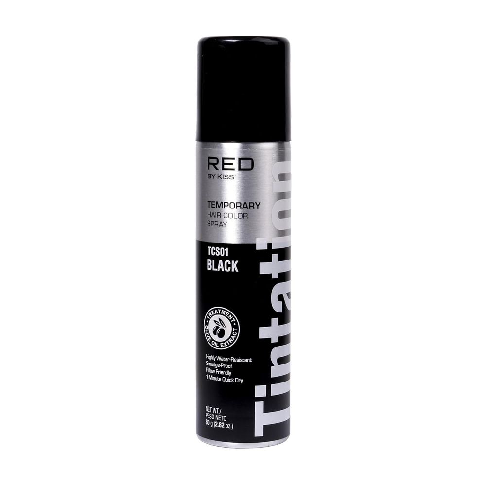 RED by Kiss Tintation Color Spray - Black & Jet Black