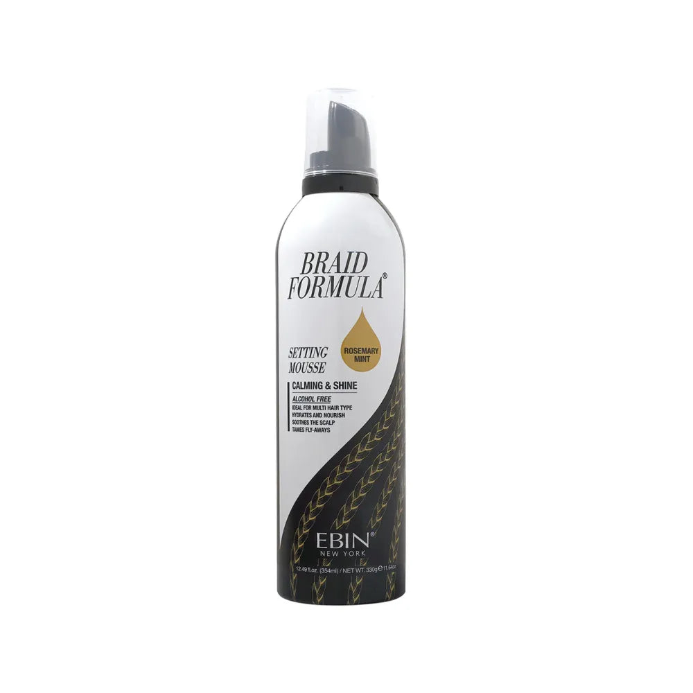 Ebin Braid Formula Setting Mousse – 12.49 oz & 2.7 oz
