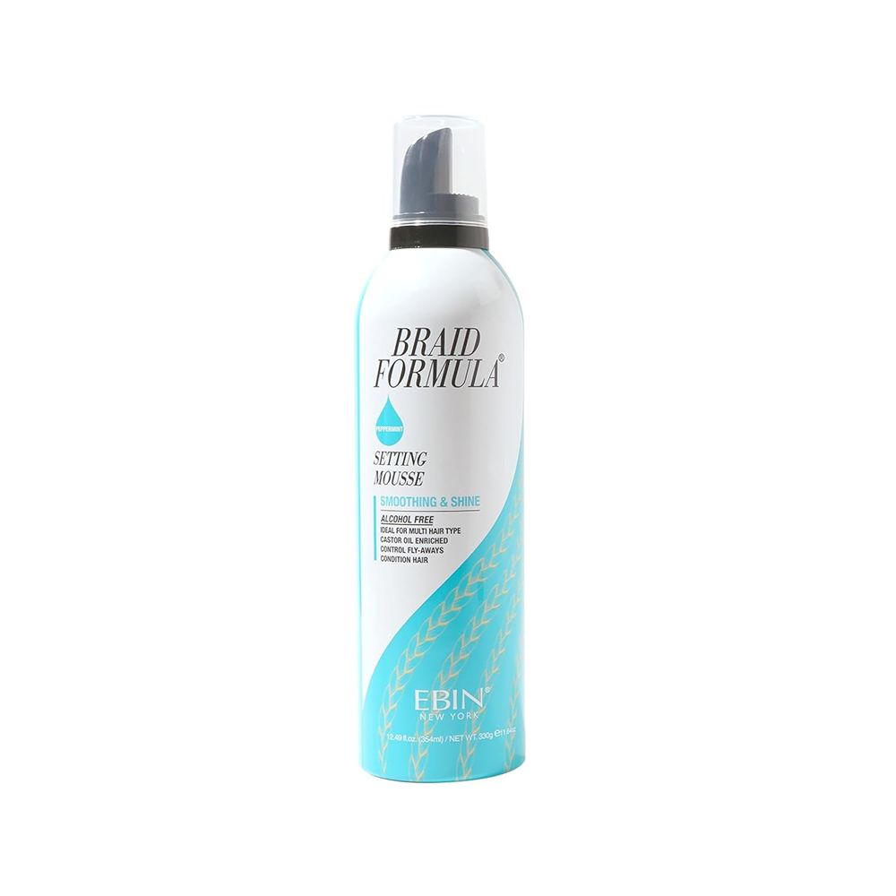 Ebin Braid Formula Setting Mousse – 12.49 oz & 2.7 oz