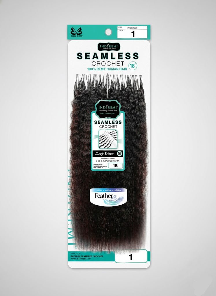 Bobbi Boss Indiremi Seamless Crochet Deep Wave - 18" - Beauty Exchange Beauty Supply