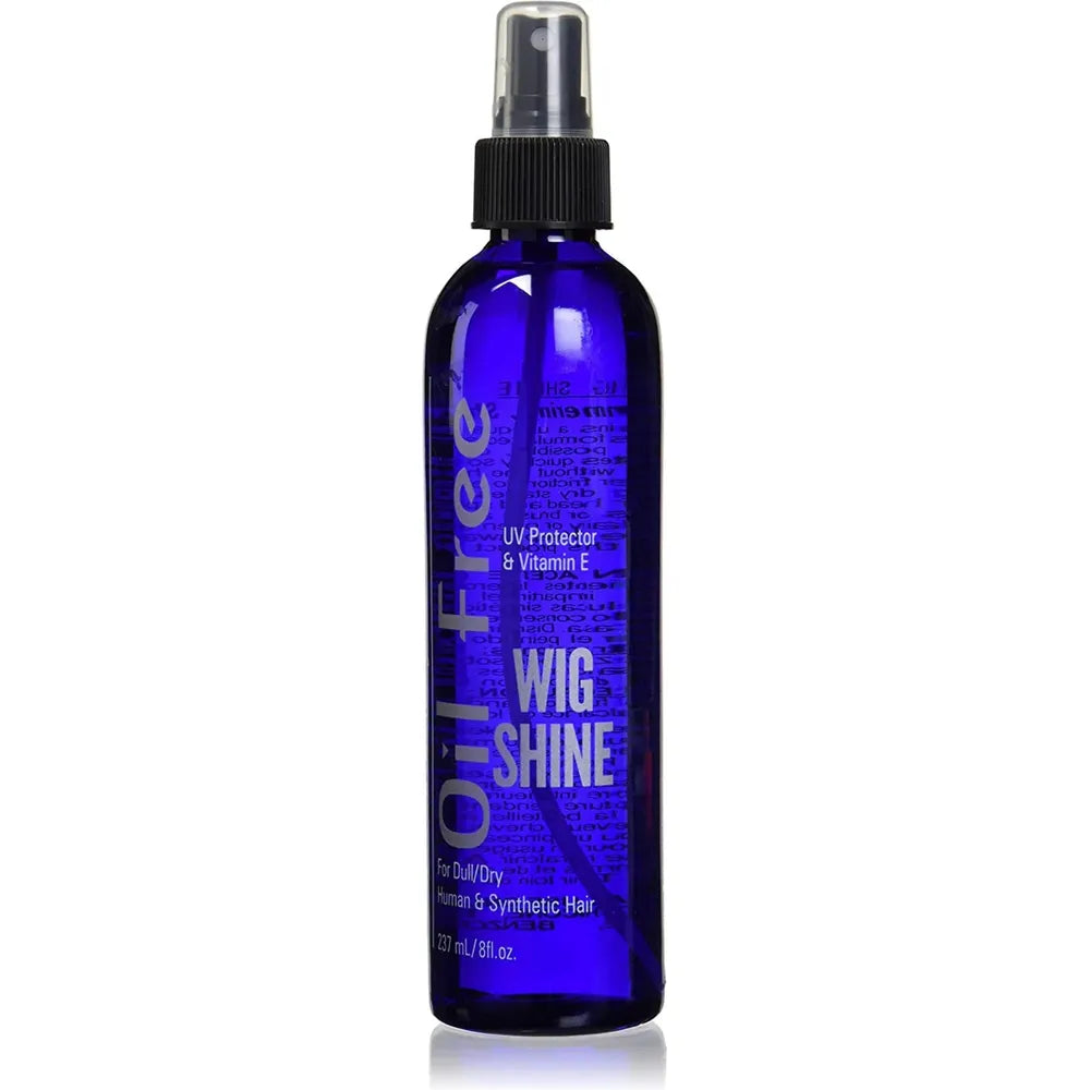 Bonfi Natural Oil - Free Wig Shine Spray – UV Protection & Vitamin E for Human & Synthetic Hair – 2 oz, 4 oz, 8 oz - Beauty Exchange Beauty Supply