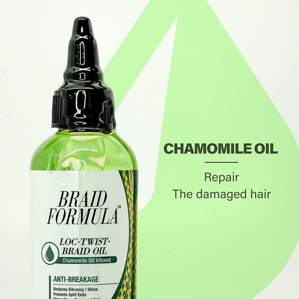Braid Formula Braid Oil – Anti‑Breakage, Cuticle Strengthening, Growth Stimulating – 4 oz - Beauty Exchange Beauty Supply