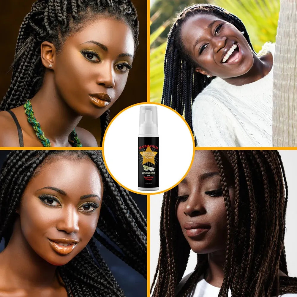 Braid Master Smoothing Foam – Lemongrass 8oz - Beauty Exchange Beauty Supply