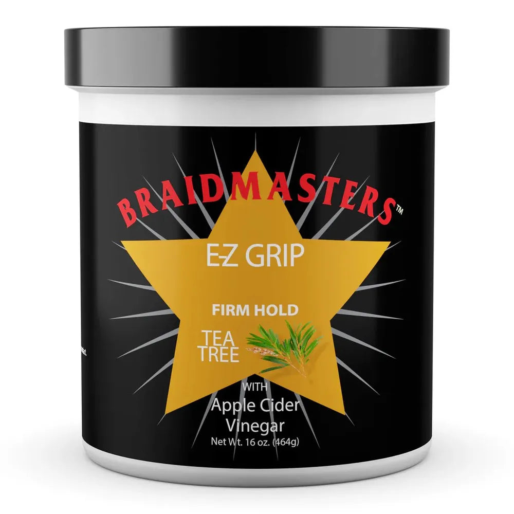 BRAID MASTERS EZ Grip Loc & Braid Gel – 8oz & 16oz - Beauty Exchange Beauty Supply