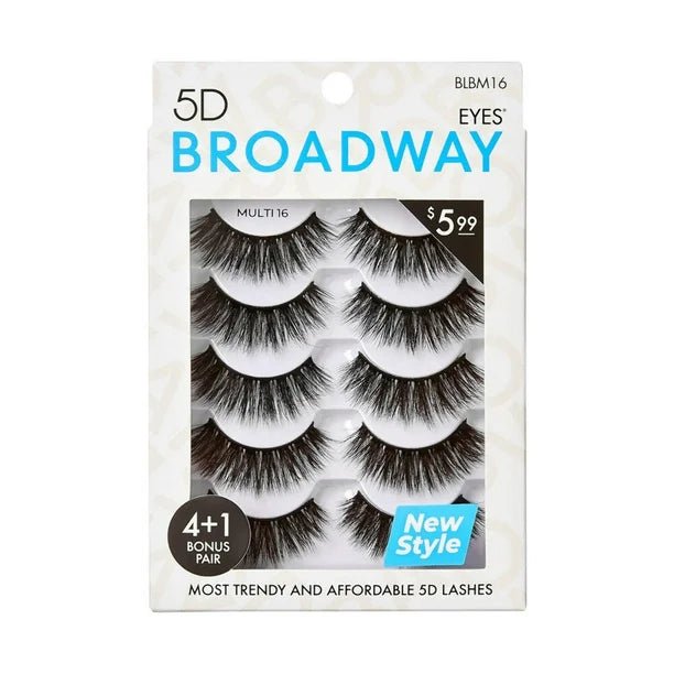 Broadway 5D Lash Multi Pack Collection - Beauty Exchange Beauty Supply