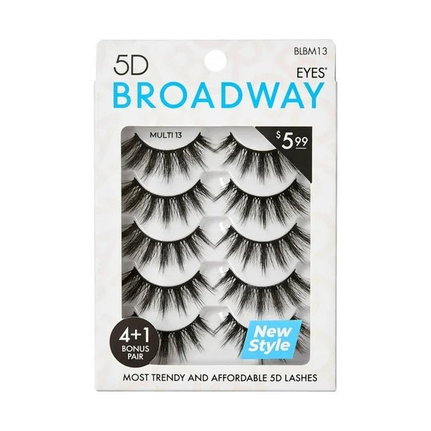 Broadway 5D Lash Multi Pack Collection - Beauty Exchange Beauty Supply