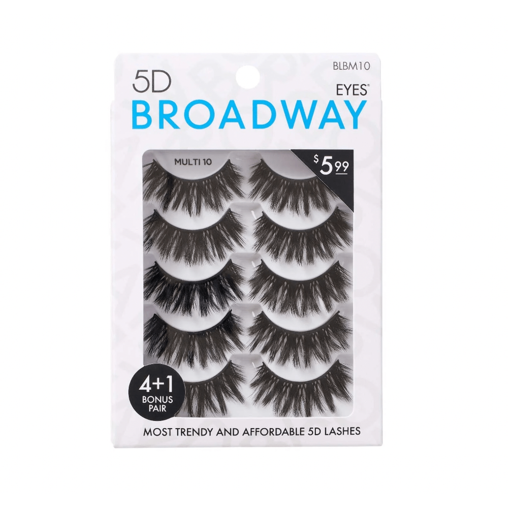 Broadway by Kiss 5 Pair False Eyelash Multipack - Beauty Exchange Beauty Supply