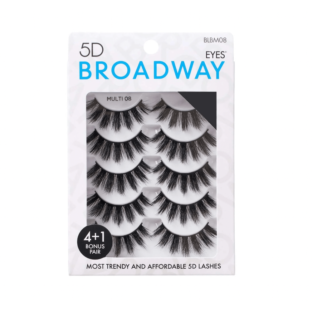 Broadway by Kiss 5 Pair False Eyelash Multipack - Beauty Exchange Beauty Supply
