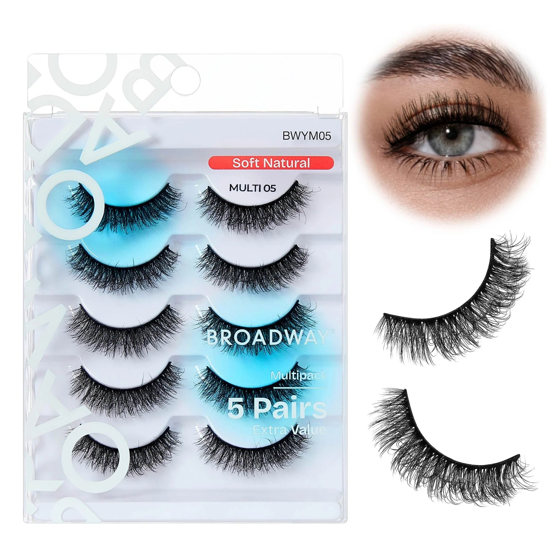 Broadway Faux Mink Strip Eyelashes – Multipack - Beauty Exchange Beauty Supply