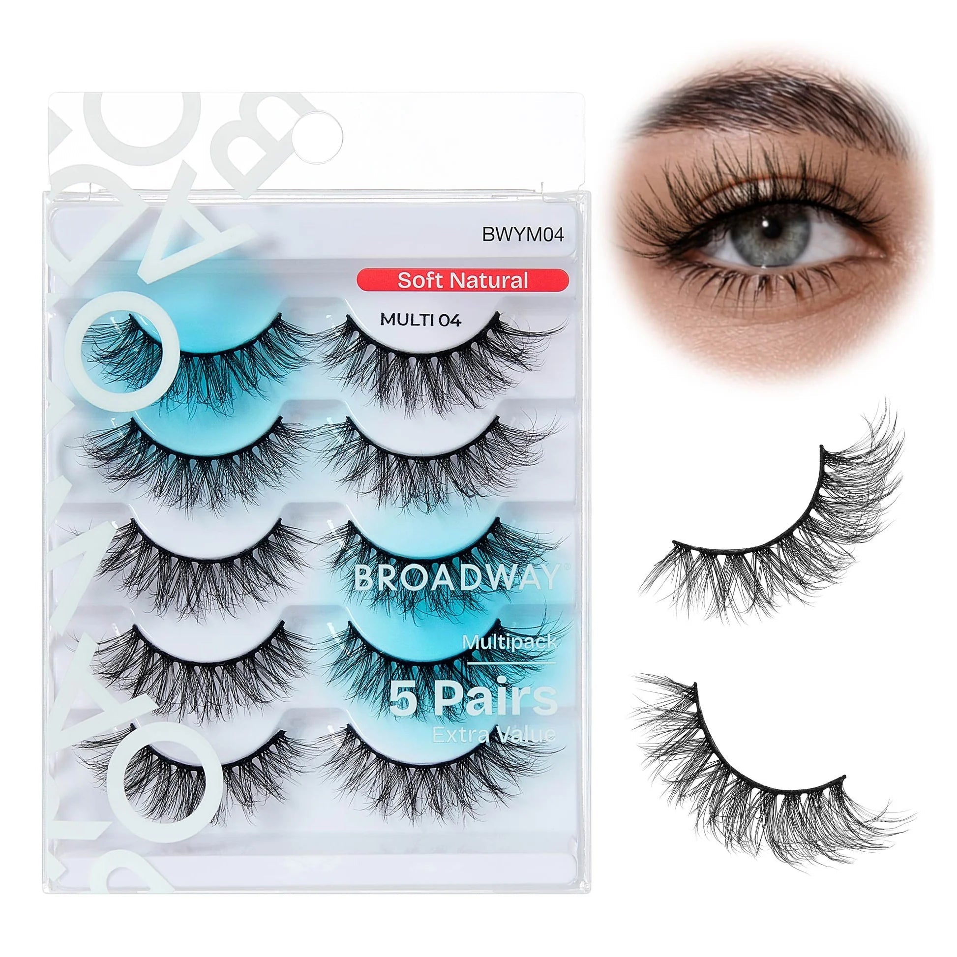 Broadway Faux Mink Strip Eyelashes – Multipack - Beauty Exchange Beauty Supply