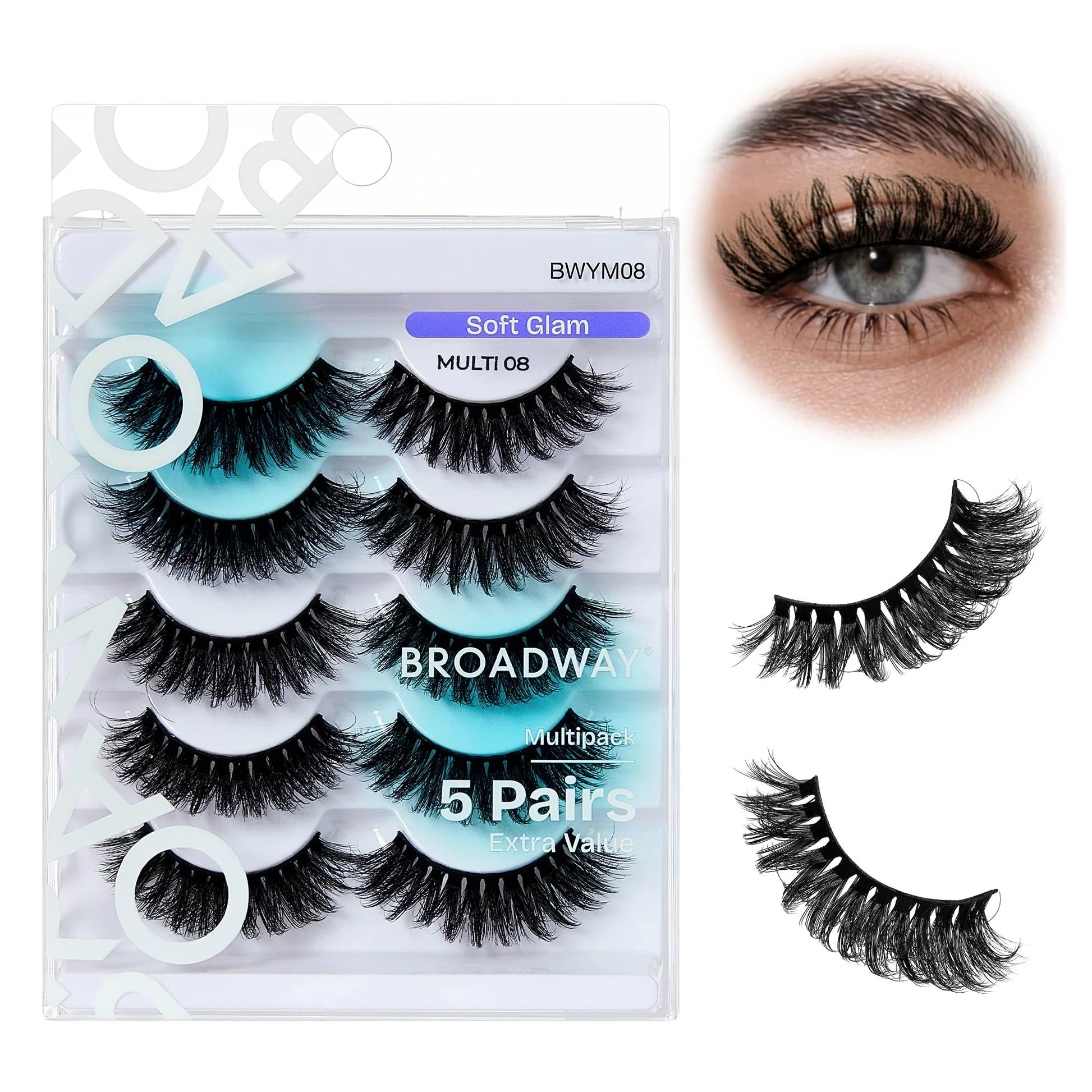 Broadway Faux Mink Strip Eyelashes – Multipack - Beauty Exchange Beauty Supply