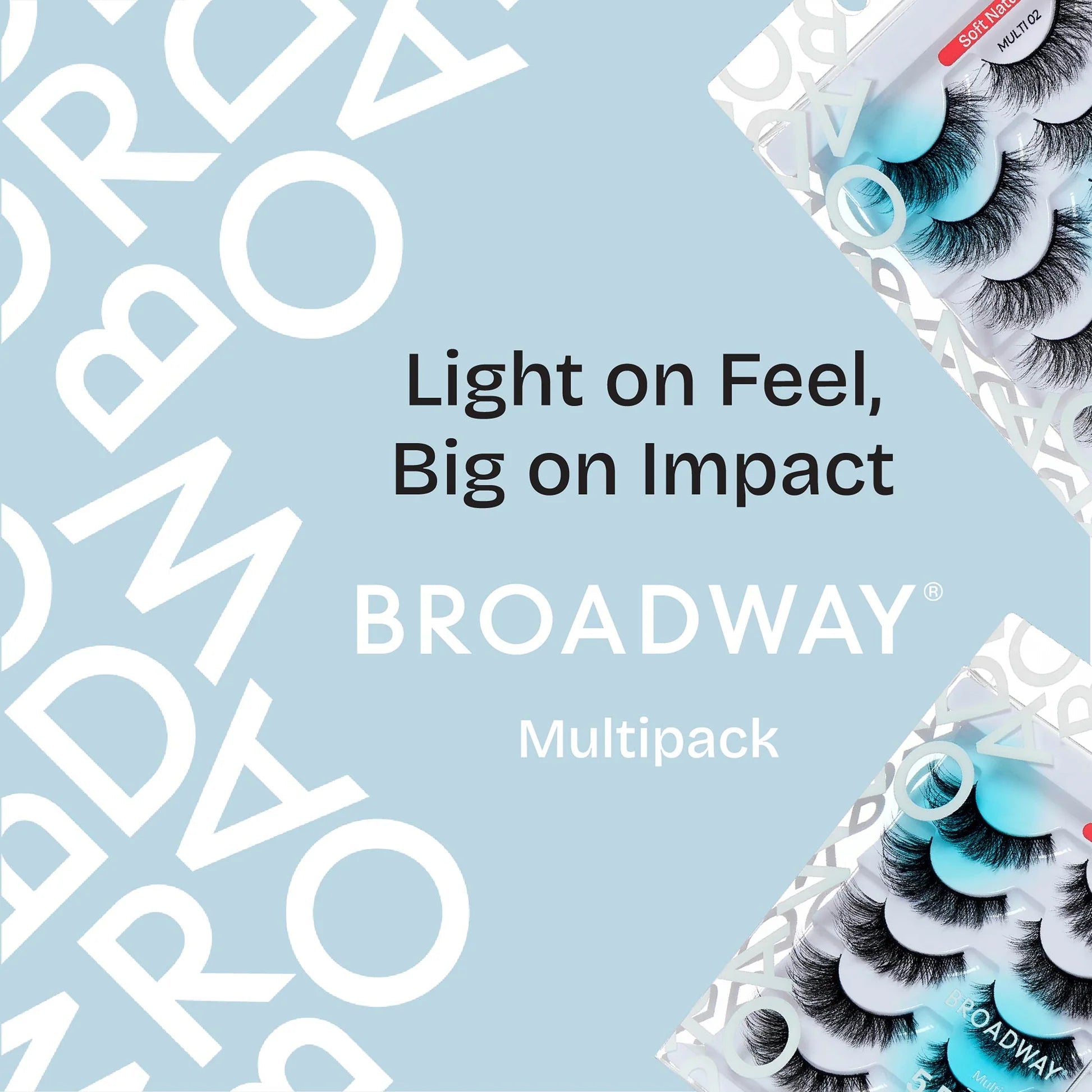 Broadway Faux Mink Strip Eyelashes – Multipack - Beauty Exchange Beauty Supply