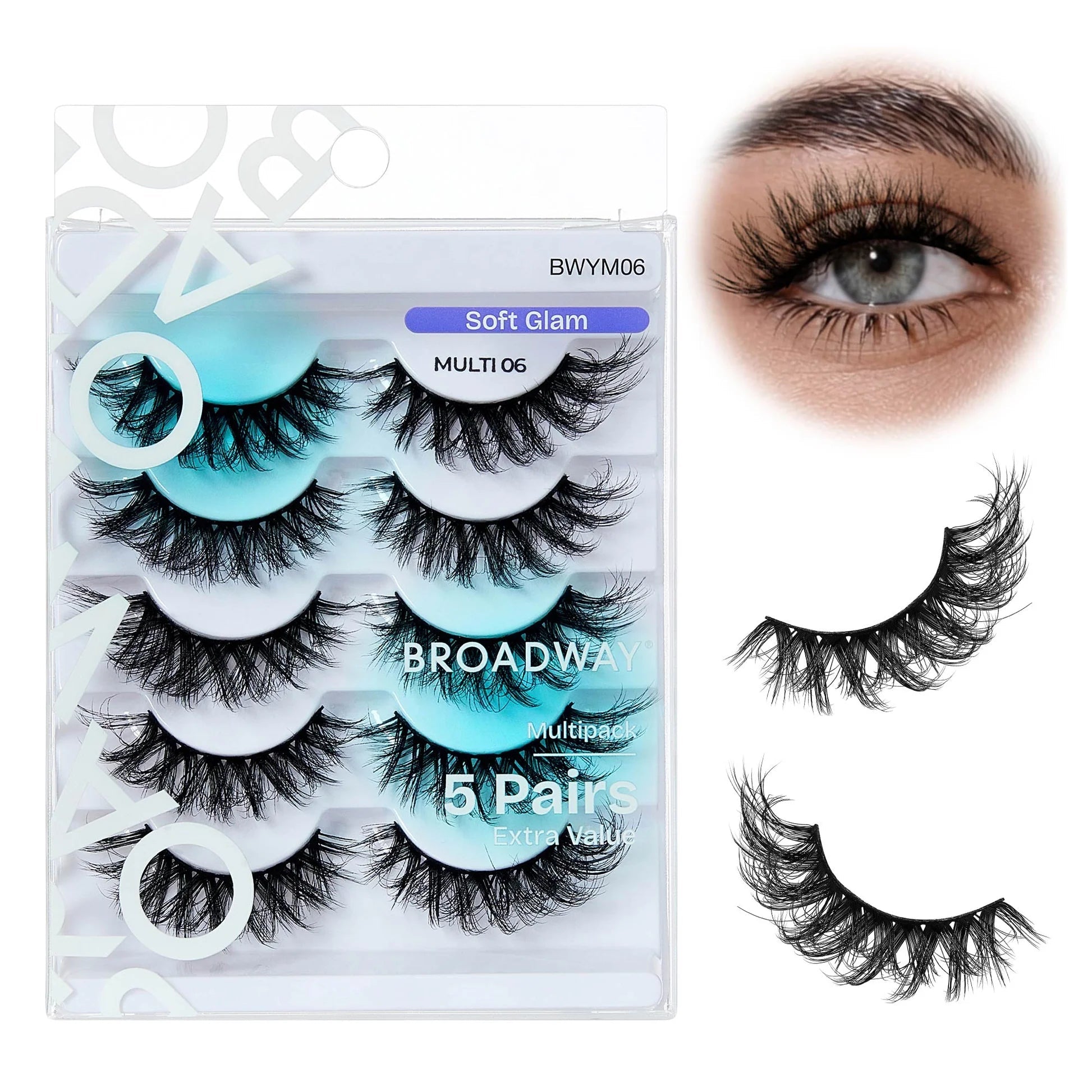 Broadway Faux Mink Strip Eyelashes – Multipack - Beauty Exchange Beauty Supply