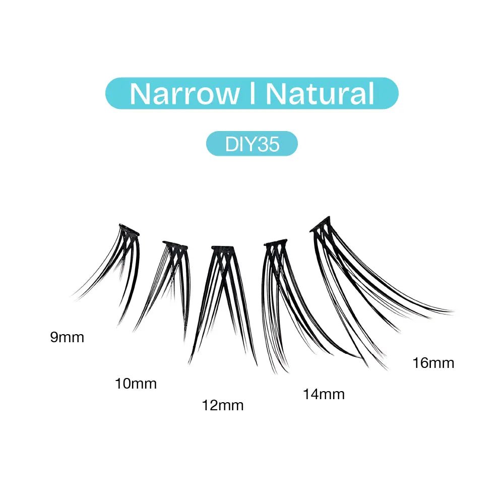 Broadway Natural DIY Cluster Lashes – 112 - 140pcs - Beauty Exchange Beauty Supply