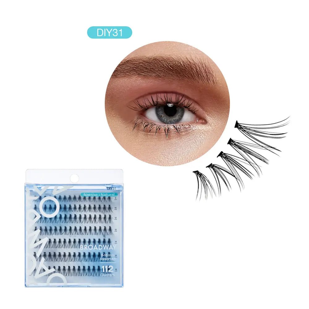 Broadway Natural DIY Cluster Lashes – 112 - 140pcs - Beauty Exchange Beauty Supply
