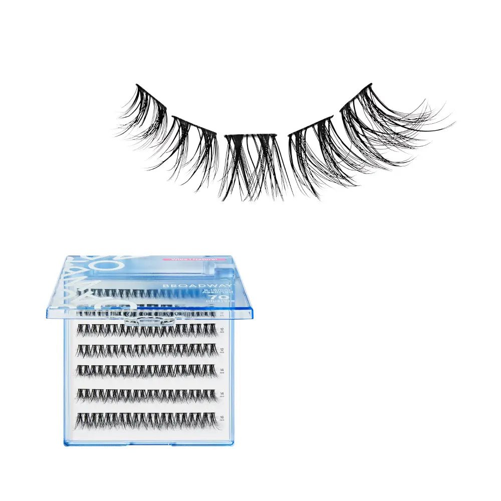 Broadway Natural DIY Cluster Lashes – (70–77pcs) - Beauty Exchange Beauty Supply