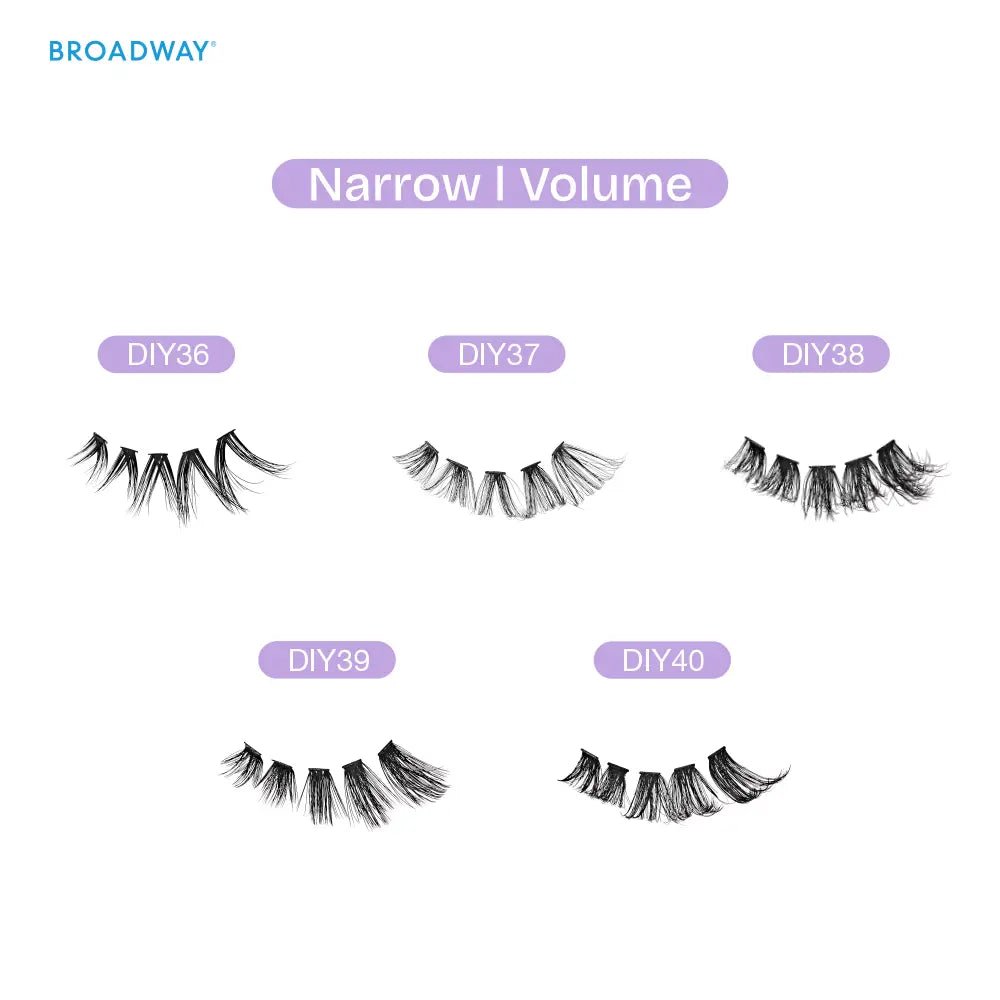 Broadway Volume DIY Cluster Lashes – 112pcs - Beauty Exchange Beauty Supply