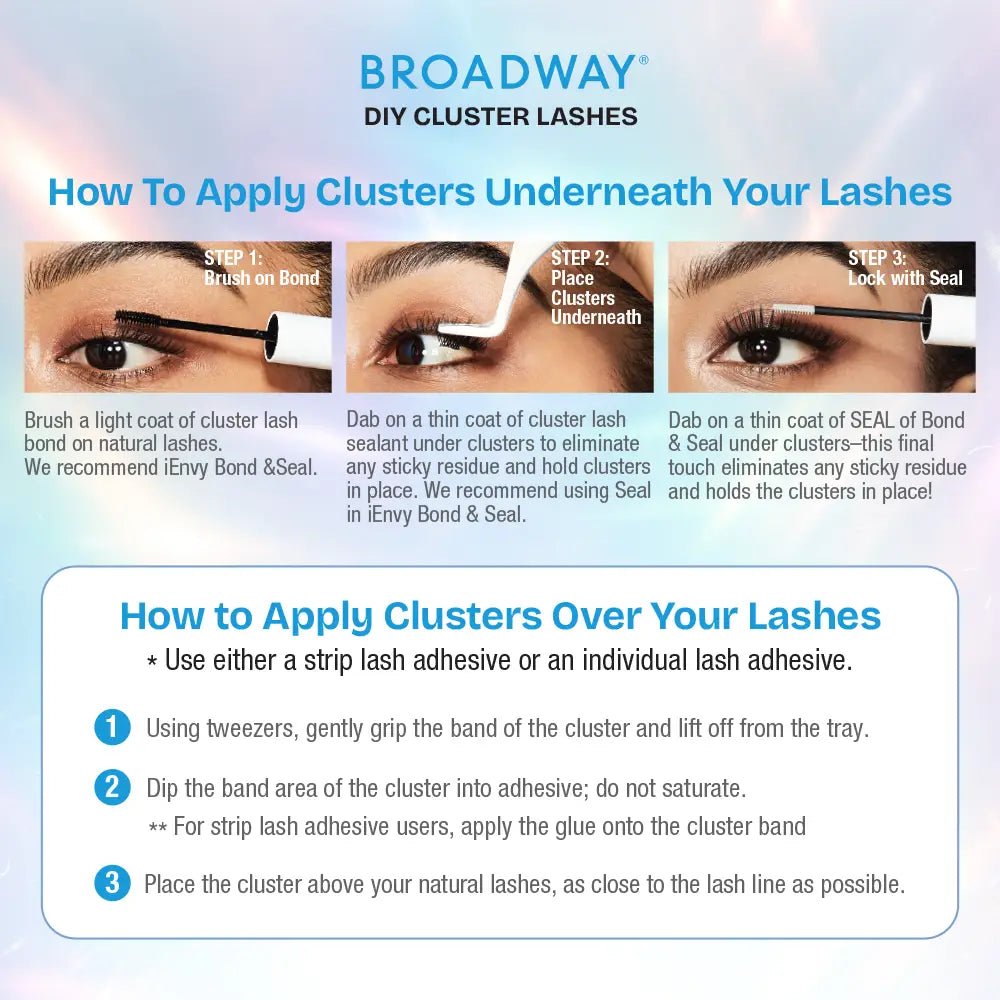 Broadway Volume DIY Cluster Lashes – 112pcs - Beauty Exchange Beauty Supply
