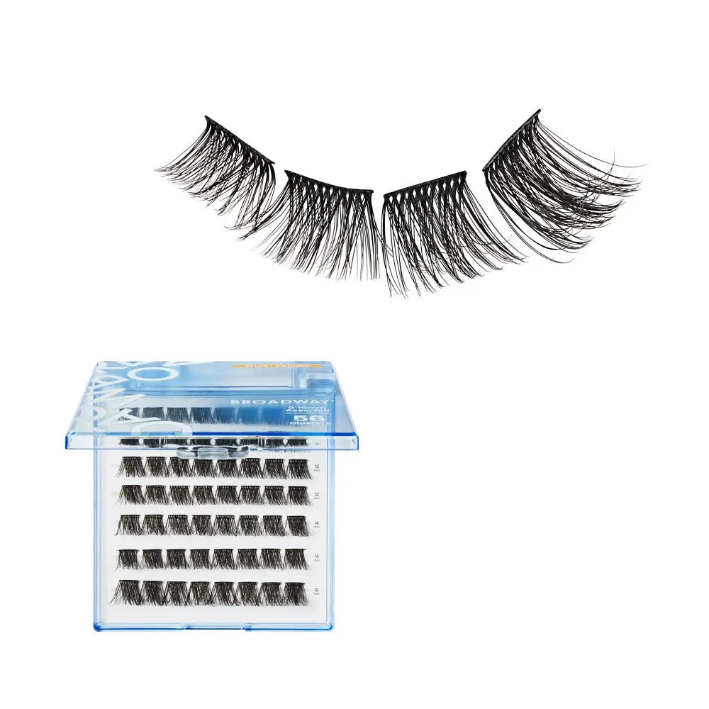 Broadway Volume DIY Cluster Lashes – Bold (56–84pcs) - Beauty Exchange Beauty Supply