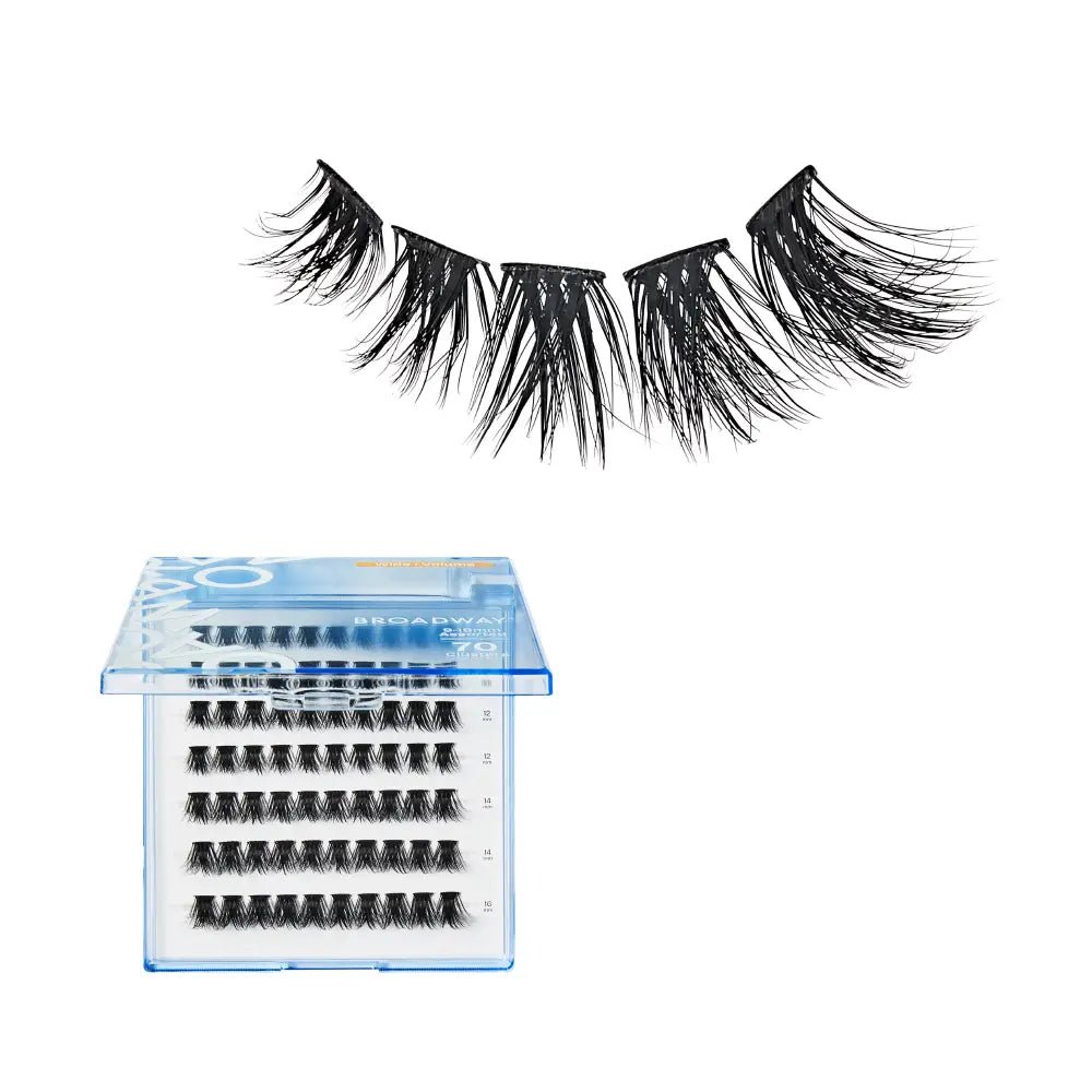 Broadway Volume DIY Cluster Lashes – Bold (56–84pcs) - Beauty Exchange Beauty Supply