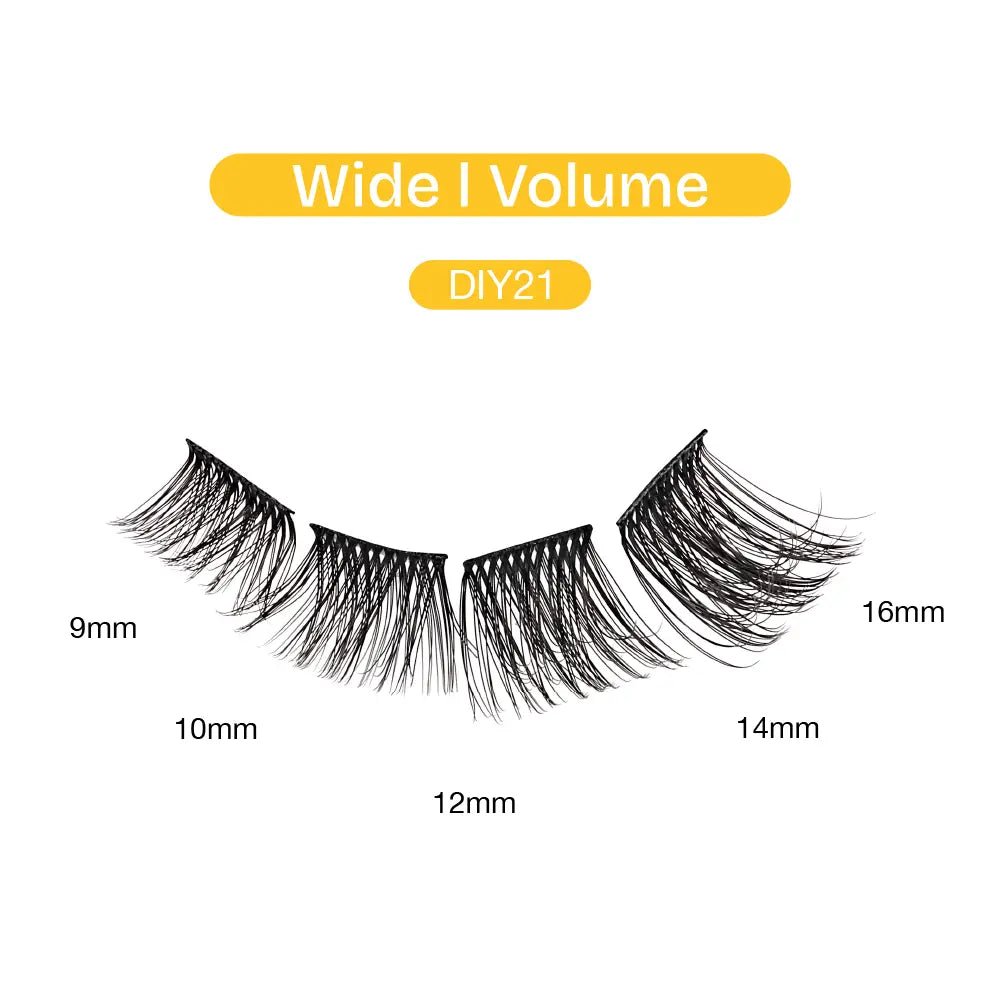 Broadway Volume DIY Cluster Lashes – Bold (56–84pcs) - Beauty Exchange Beauty Supply