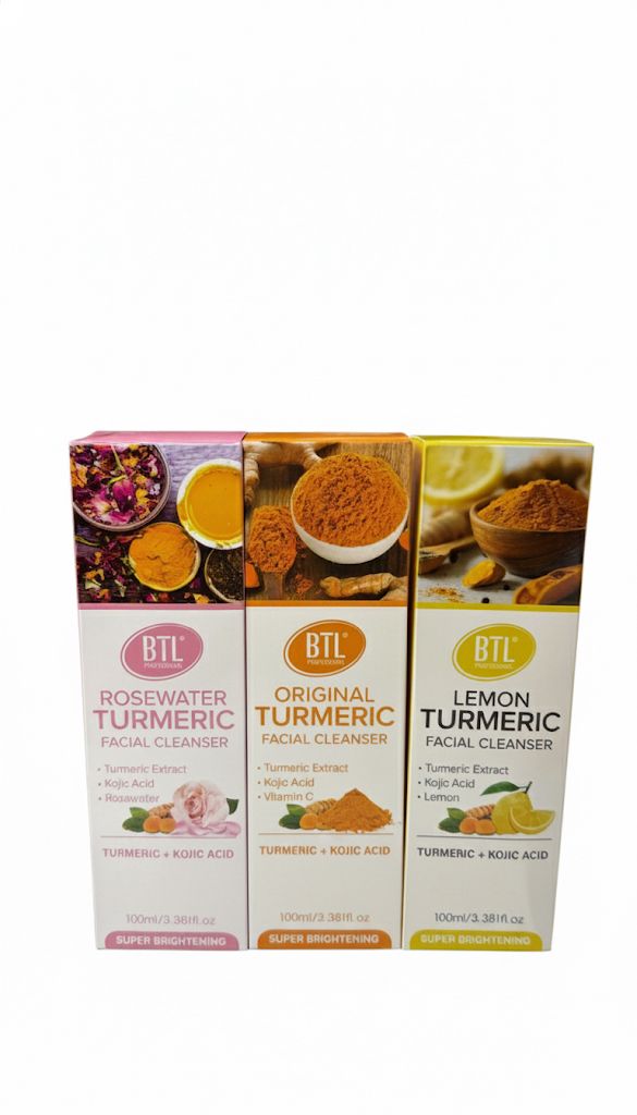 BTL Professional Rosewater Turmeric Face Cleanser - 3.38 oz - Beauty Exchange Beauty Supply