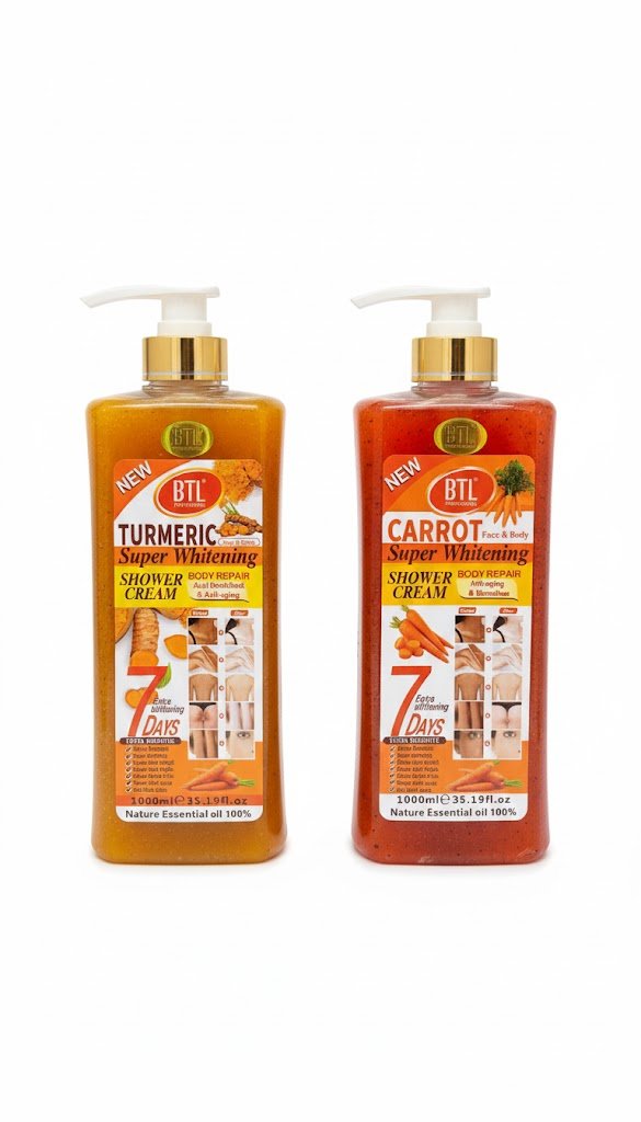 BTL Professional Turmeric Shower Cream – 35.19 oz - Beauty Exchange Beauty Supply