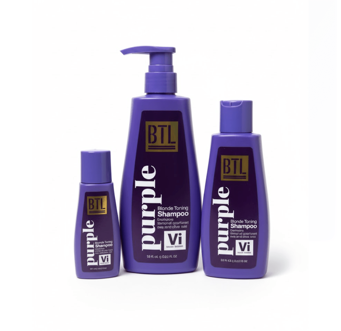 BTL Purple Blonde Toning Shampoo - Beauty Exchange Beauty Supply