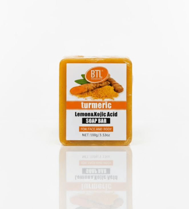 BTL Turmeric Lemon Kojic Acid Soap Bar - Beauty Exchange Beauty Supply