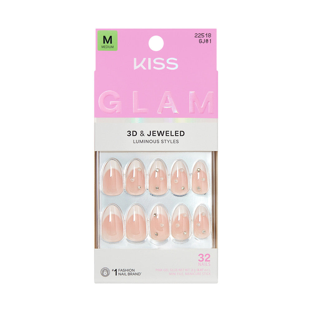 Kiss Glam 3D & Jeweled Nails