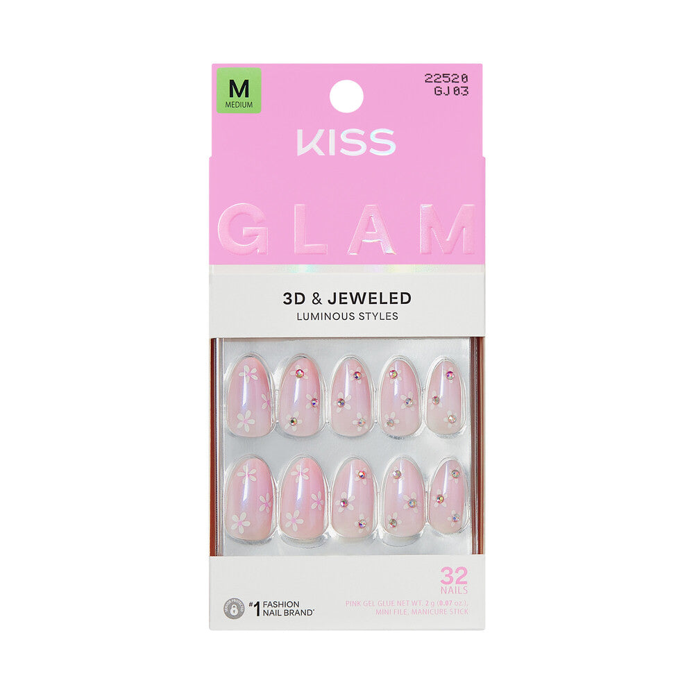 Kiss Glam 3D & Jeweled Nails